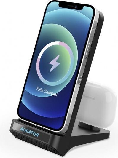 Immagine prodotto Aligator CHQ001 ricevitore di ricarica wireless per dispositivi mobili Telefono cellulare/Smartphone USB (15 W)