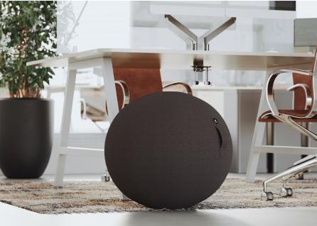 Productafbeelding Alba Zitbal "MHBALL", zwart Hoes: polyester, zitdiameter: 650 mm, met handvat voor (65 cm)