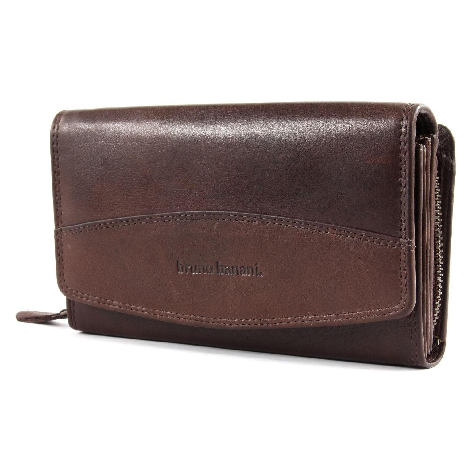 Bruno Banani, Damen, Portemonnaie, Lavato Wallet With Flap, Braun