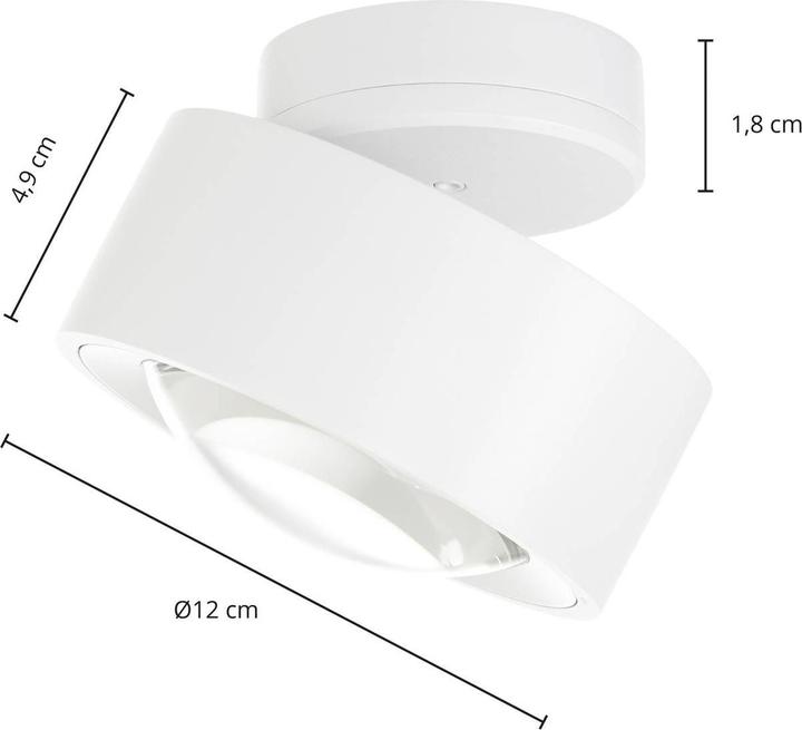 Produktbild Arcchio Rotari LED-Deckenlampe, 1-fl. beweglich (1090 lm)