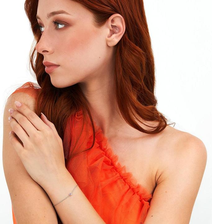 Produktbild La Petite Story Delicate silver bracelet with pink zircon Silver LPS05AWV10 (16 cm, 925er Silber)