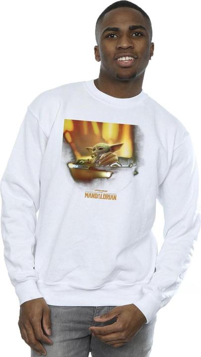Immagine prodotto Star Wars The Mandalorian Grogu Painted Felpa Uomo (M)