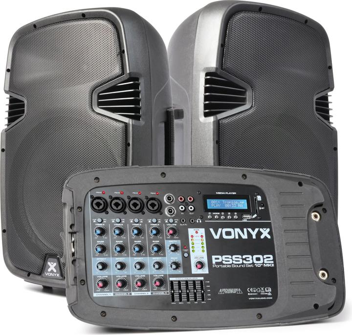 Image du produit Vonyx Système de sonorisation PSS302 (Passif, 1x 300 W)