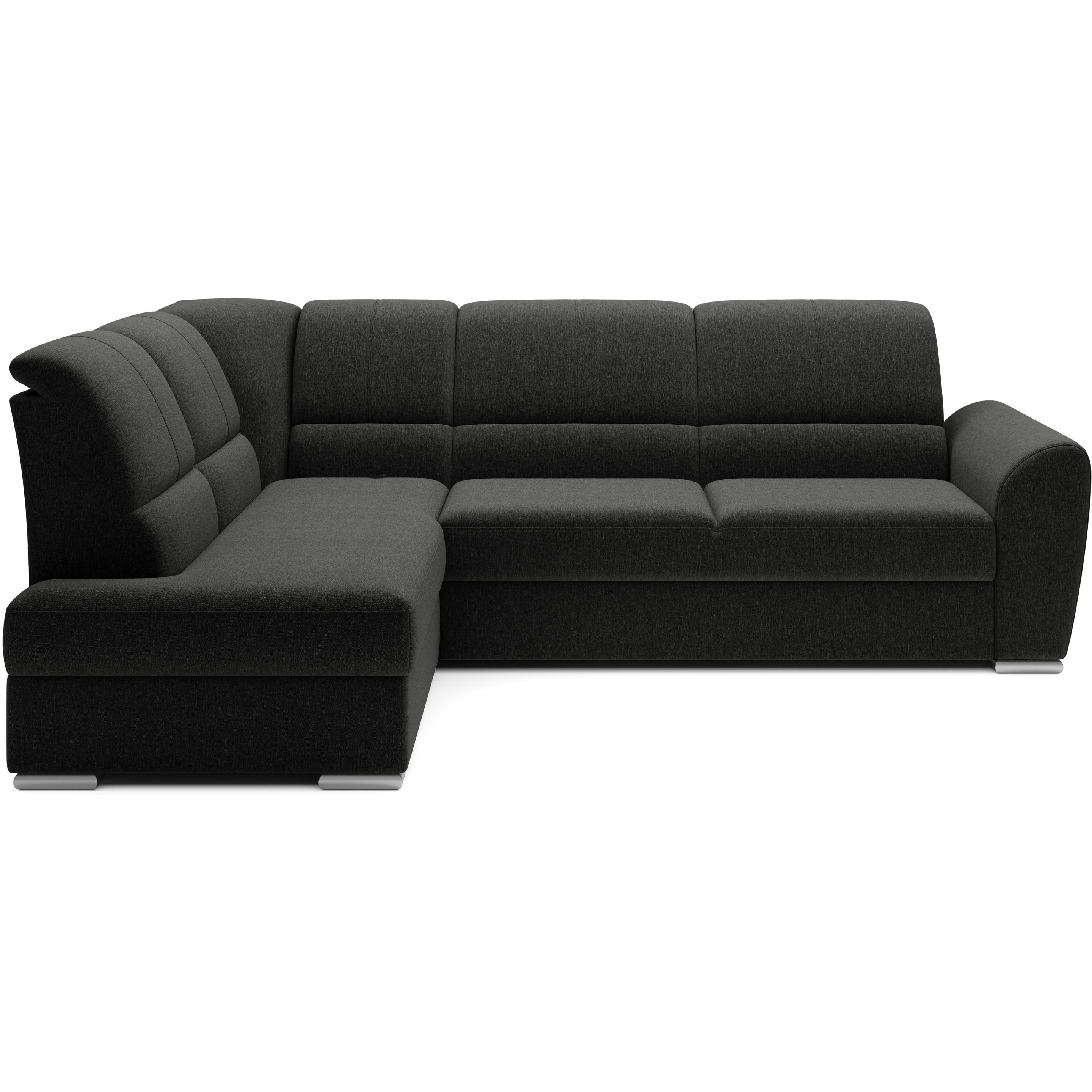 ELTAP, Sofa, Siber (Ecksofa, 3-Sitzer, Bettsofa)