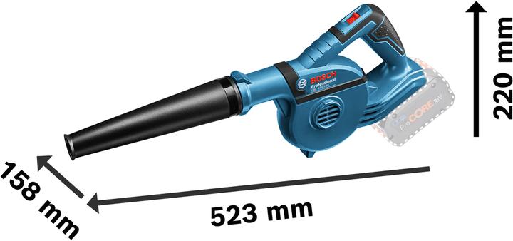 Immagine prodotto Bosch Professional GBL 18V-120 (Batteria ricaricabile, Soffiatore da officina)