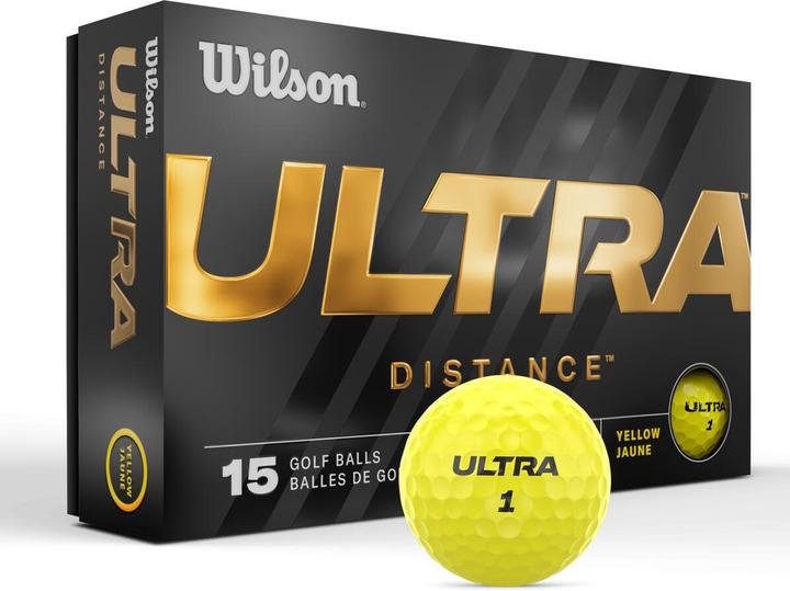 Image du produit Wilson Golf Balls Ultra Distance Yellow 15 Pack