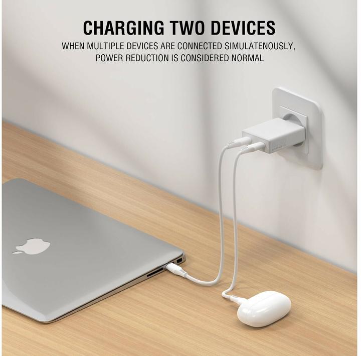Productafbeelding 4smarts PDPlug Slim Dubbel (65 W)