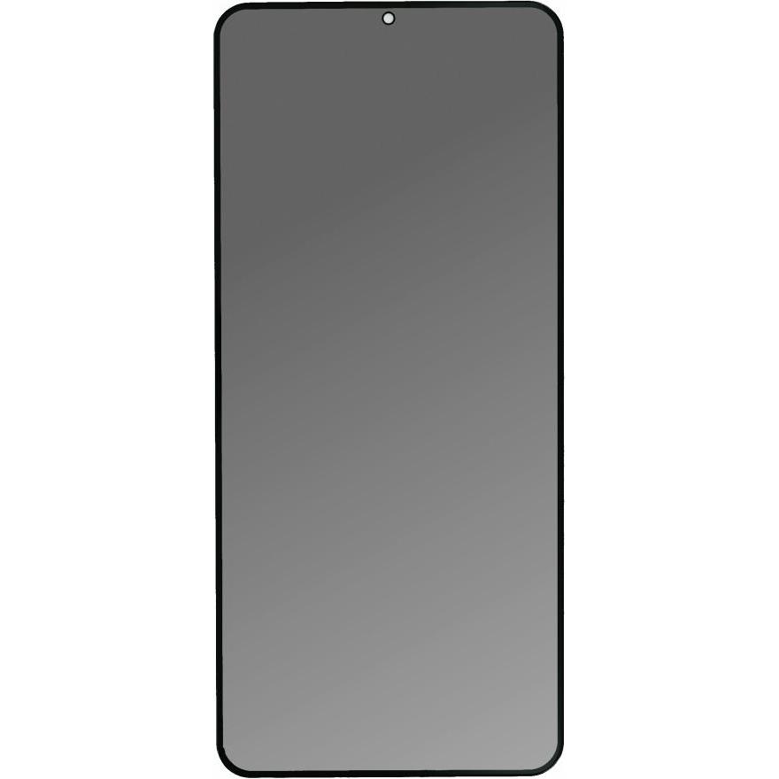 prio 3D Anti-Spy Tempered Glass for Samsung S21+ 5G, black (1 Stück, Samsung Galaxy S21+ 5G), Smartphone Schutzfolie, Sc...