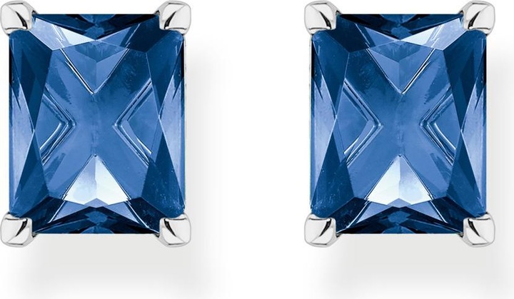Produktbild Thomas Sabo Ohrstecker Blauer Stein (925er Silber)