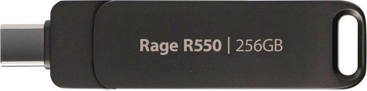 Produktbild Patriot Rage R550 256GB Dual USB A+C Alu 100MBs (256 GB, USB-A, USB-C)