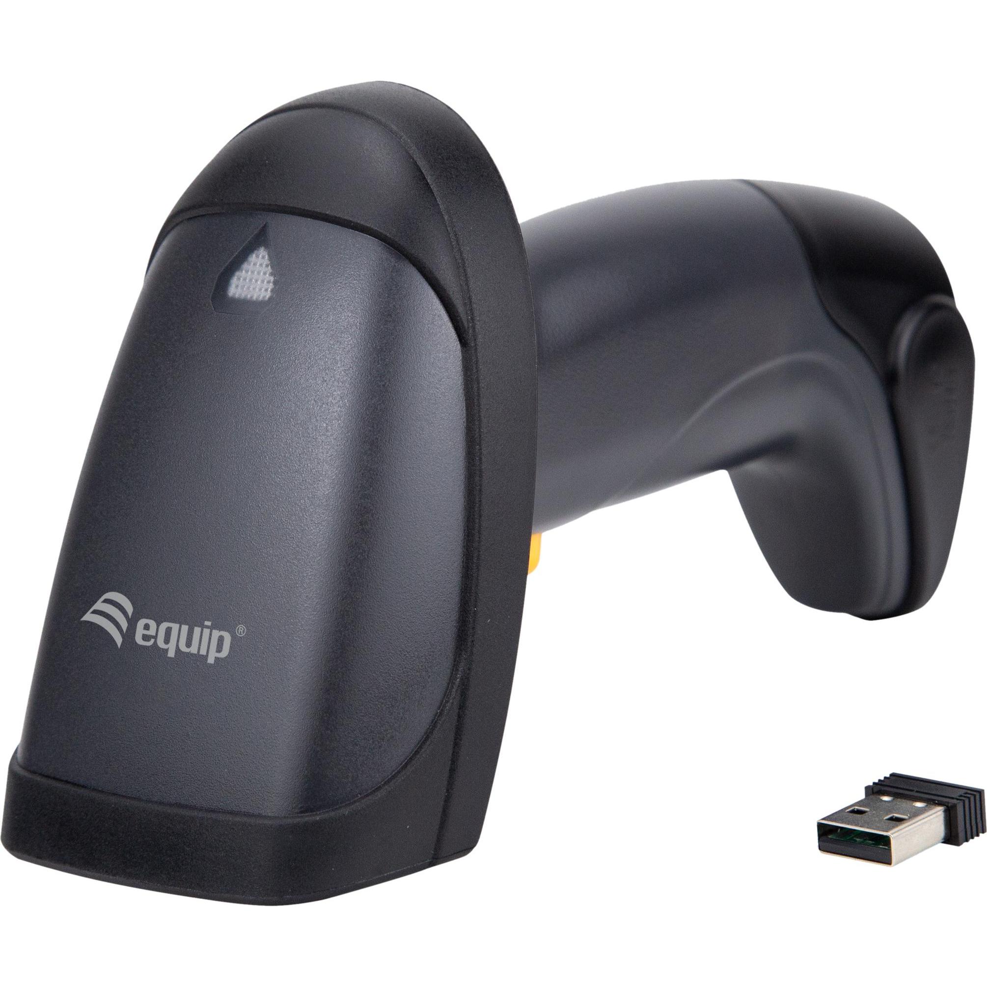 equip Barcode Handscanner Laser Wireless USB (1D-Barcodes), Barcode-Scanner, Schwarz
