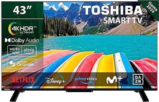 Actual product image Toshiba 43UV2363DG Fernseher 109,2 cm (43) 4K Ultra HD Smart-TV WLAN Schwarz 250 cd/m² (43", LED, 4K, DE)