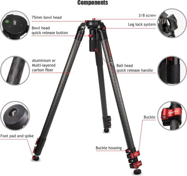 Produktbild iFootage Gazelle TC7 (Carbon)