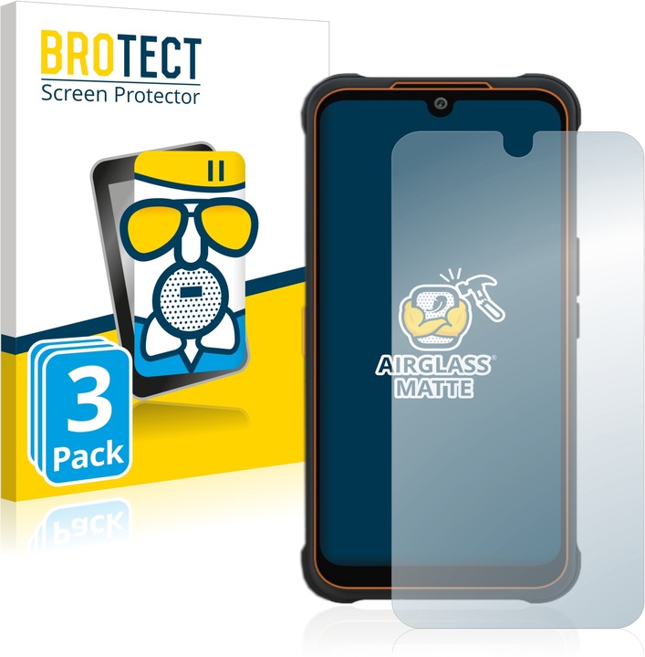Actual product image BROTECT AirGlass Glass Matte (3 Piece, AGM Glory Pro)