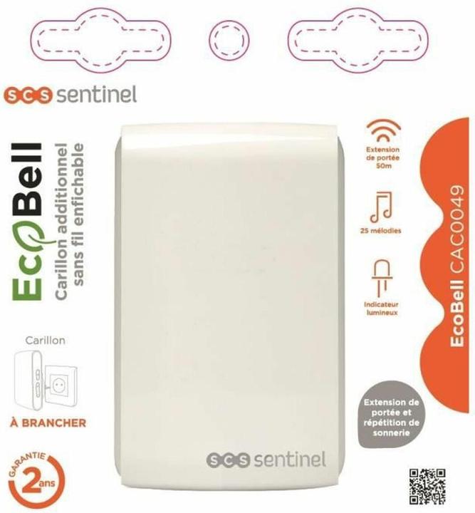 SCS Sentinel Electric bell CAC0049 (Funk, Radio 433 MHz, Wireless)