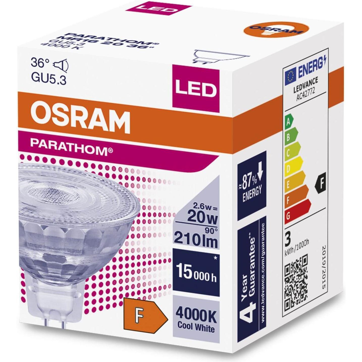 Thumbnail - Ledvance, Leuchtmittel, LED-Reflektorlampe (MR16, 2.60 W, 210 lm, 1 x, F)