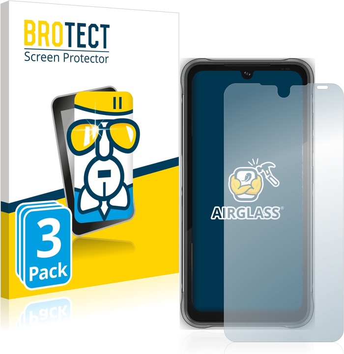 Produktbild BROTECT AirGlass Panzerglasfolie (3 Stück, Umidigi Bison Pro)