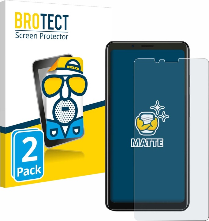 Actual product image BROTECT Anti-glare screen protector matt (2 Piece, HiSense A5c)