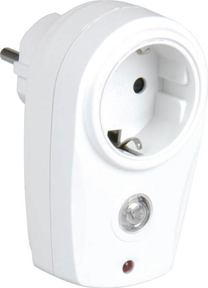 Actual product image Unitec Plug adapter with twilight sensor ws