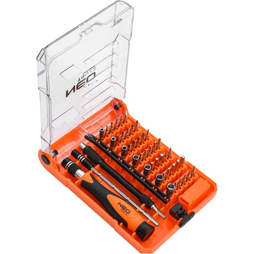Topex, Bits, Precision screwdriver bits with handle 45 pcs.