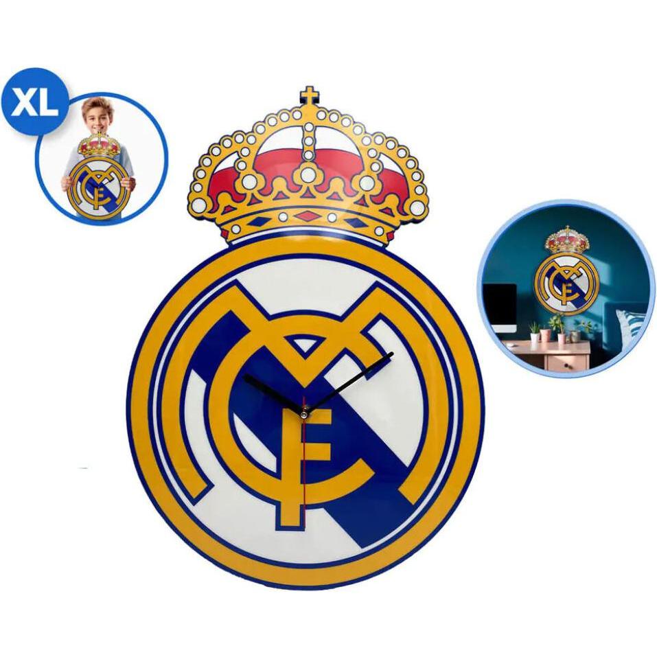 Kids Euroswan, Orologio da parete, Real Madrid Wall clock (30.50 cm)