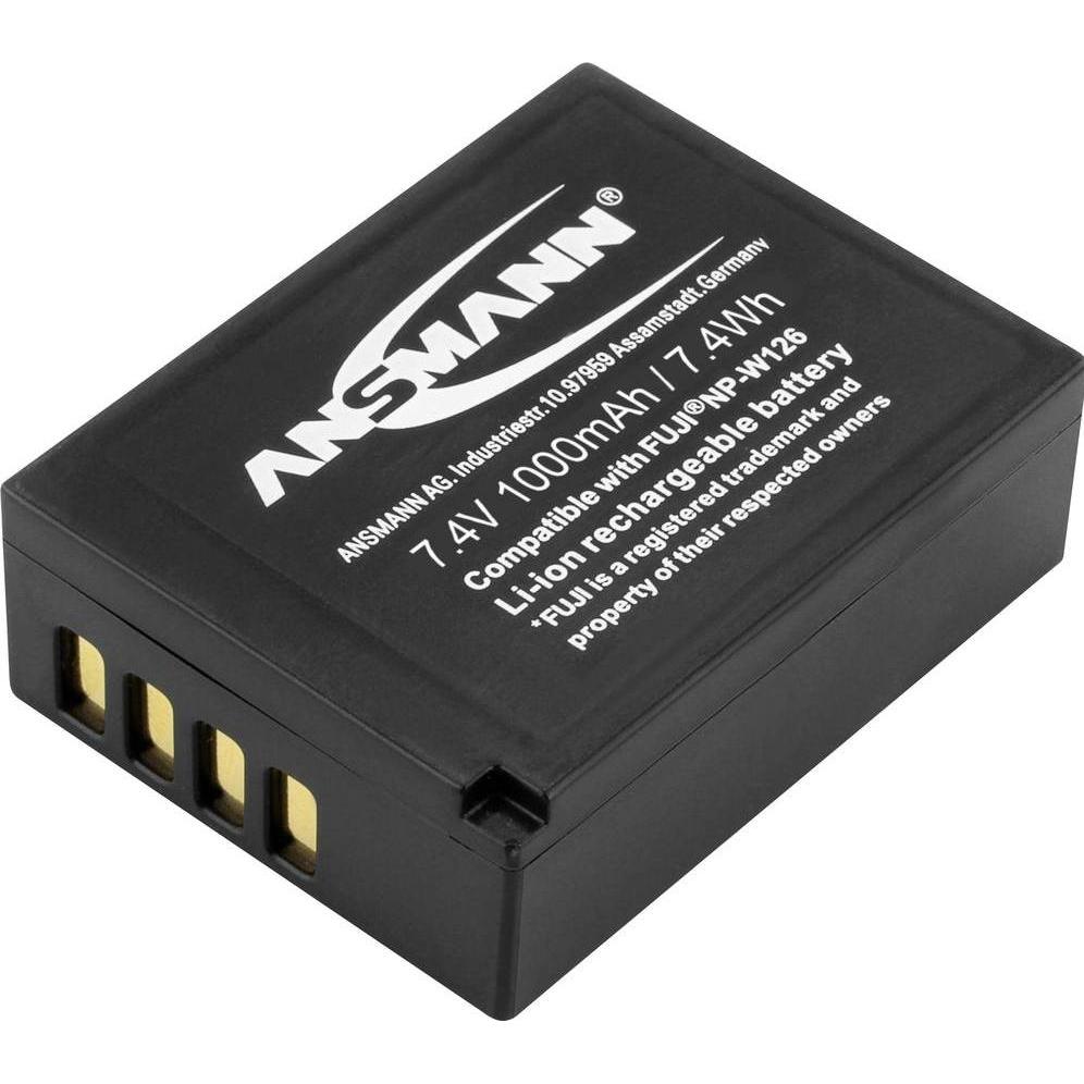 Ansmann A-Fuj NP-W126 (Akku), Kamera Stromversorgung, Schwarz