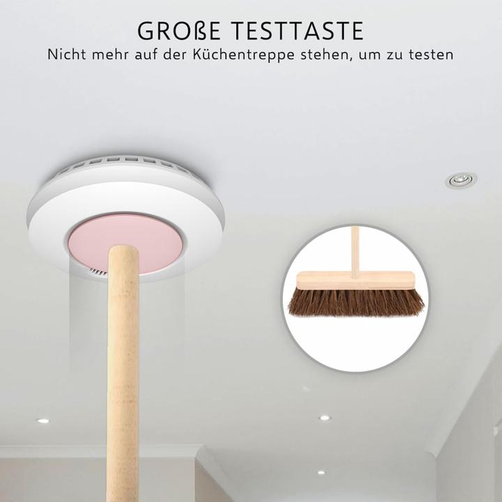 Actual product image Elro Wireless Interconnectable Smoke Detector with Heat Sensor - 6 Pack