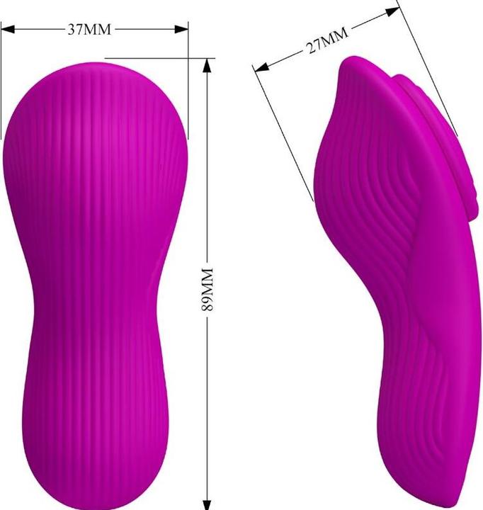 Produktbild Pretty Love Romario Auflegbarer Klitoris-Stimulator Mit Fernbedienung Rosa