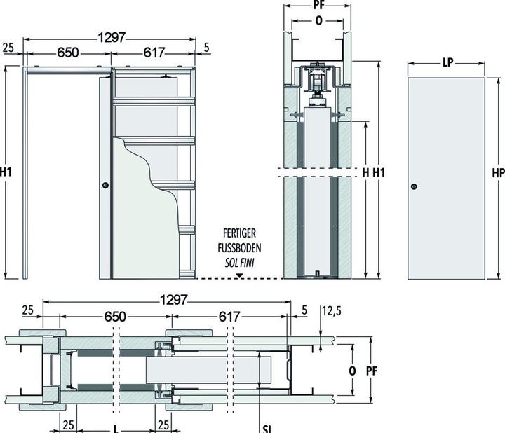 Produktbild Eclisse Einbauelemente Unico EF