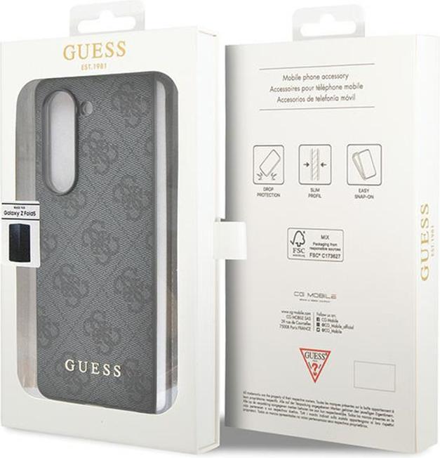 Actual product image Guess 4G Charms Case for F946B Samsung Galaxy Z Fold5 - grey (Samsung Galaxy Z Fold5)