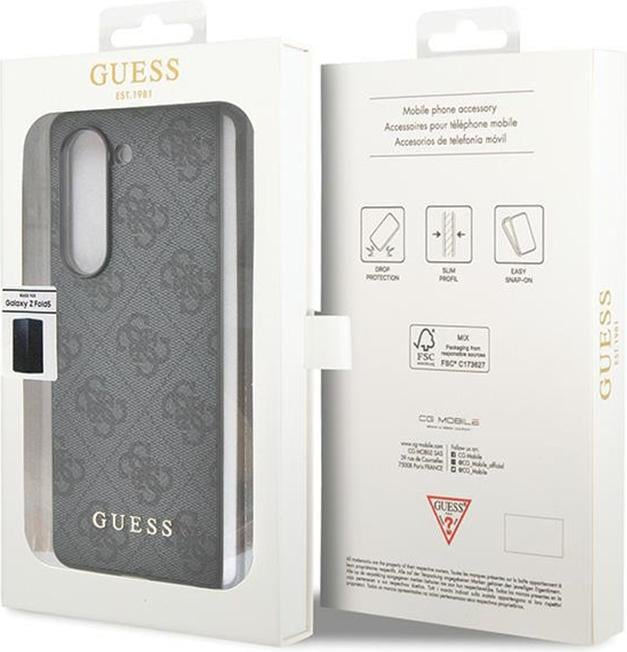 Productafbeelding Guess 4G Bedels Hoesje voor F946B Samsung Galaxy Z Fold5 - grijs (Samsung Galaxy Z Fold5)