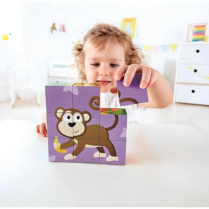 Produktbild Hape Blockpuzzle Dschungel (9 Teile)