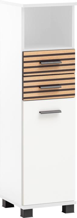 Produktbild Schildmeyer Katta Highboard 30 cm mattweiss / Akustikplattenoptik