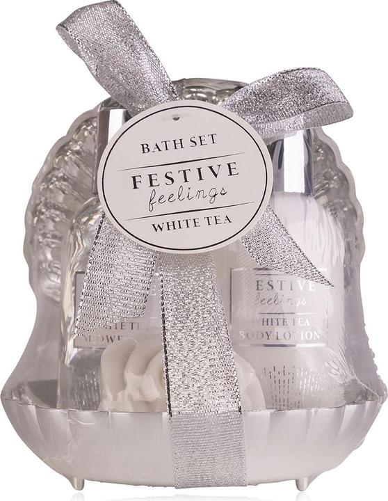 Immagine prodotto Accentra Set regalo per donne FESTIVE FEELINGS in una scatola a forma di conchiglia (Set per la cura dei capelli)