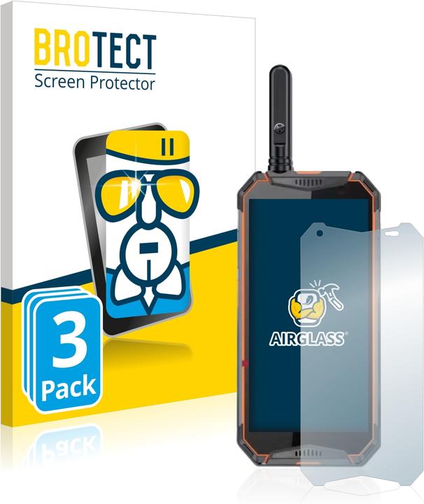Produktbild BROTECT AirGlass Panzerglasfolie (3 Stück, Ulefone Armor 3W)