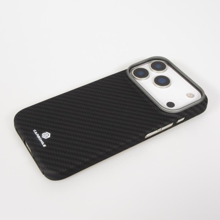 Actual product image Carbomile Hülle Schutzcase aus echtem Aramid faser (Apple iPhone 17 Pro Max)