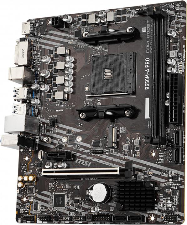Actual product image MSI B550M-A PRO AMD (AM4, AMD B550, mATX)