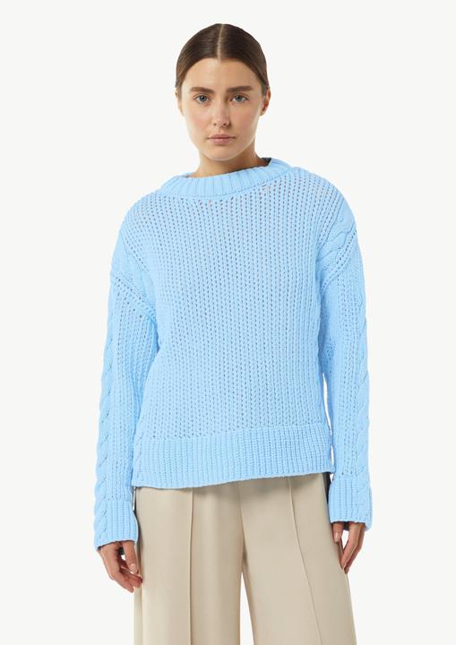 Actual product image Comma Strickpullover Kurzer Strickpullover mit Zopfmuster-Details (S)
