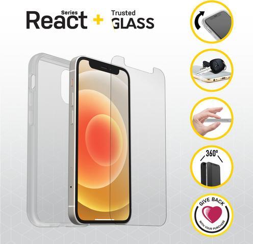 Produktbild OtterBox React + Glass Bundle - Kit (Apple iPhone 12 mini)