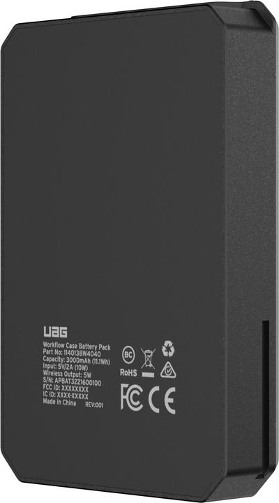 Actual product image UAG Workflow 5000mAh Extended Battery Pack (5000 mAh, 5 W, 18.50 Wh)
