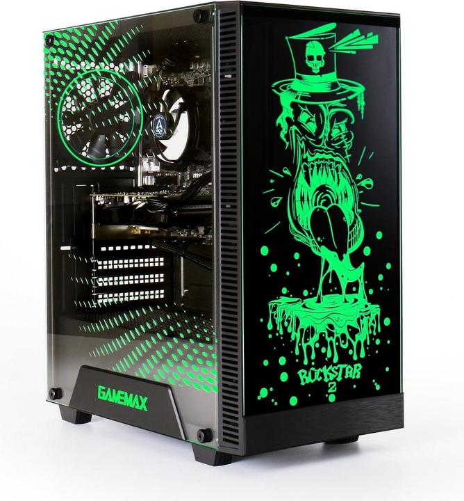 Immagine prodotto Hyrican Gamemax Rockstar 6735 Ryzen 5 5600G 16GB 1TB SSD Radeon Graphics (AMD Ryzen 5 5600G, 16 GB, 1000 GB, AMD Radeon Graphics)