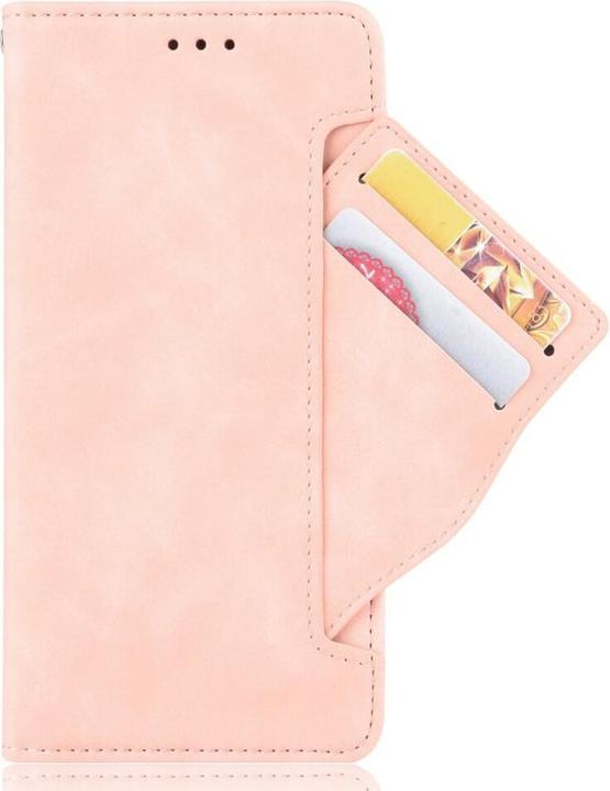 Produktbild Cover-Discount iPhone 14 Pro Max - Etui mit vielen Kartenfächer rosa (Apple iPhone 14 Pro Max)