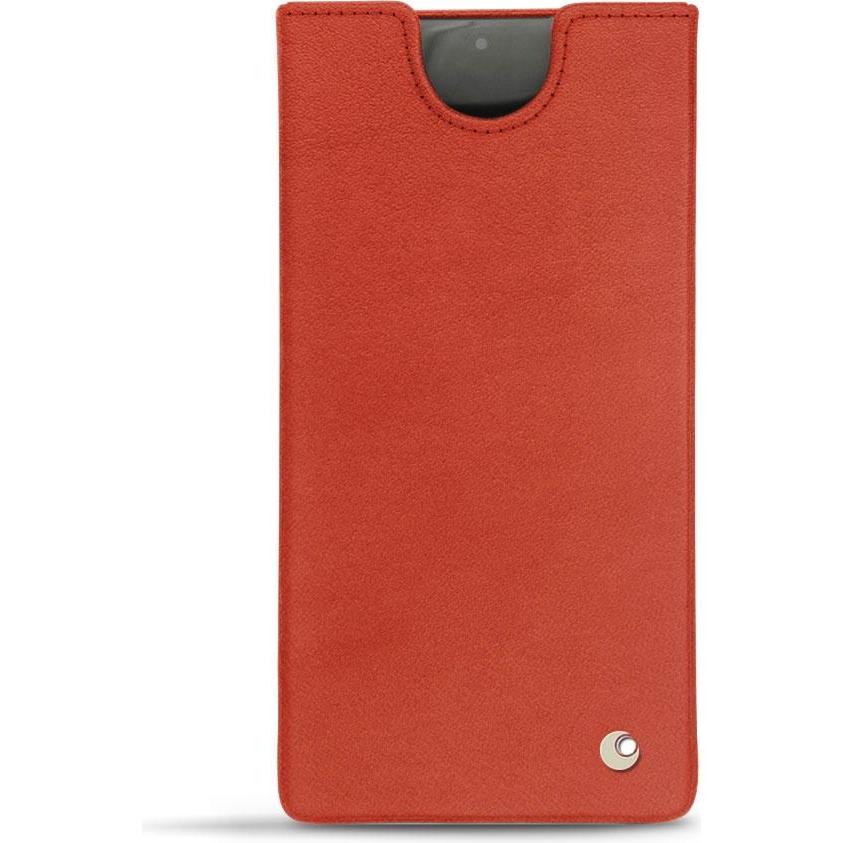 Noreve Lederschutzhülle (Samsung Galaxy Note 10+), Smartphone Hülle, Orange