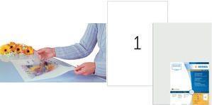 Actual product image Herma Transparent labels A3