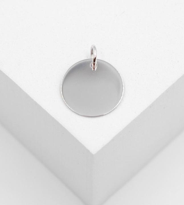 Immagine prodotto Muau Piastra d'incisione rotonda (Oro bianco 750/18 carati)