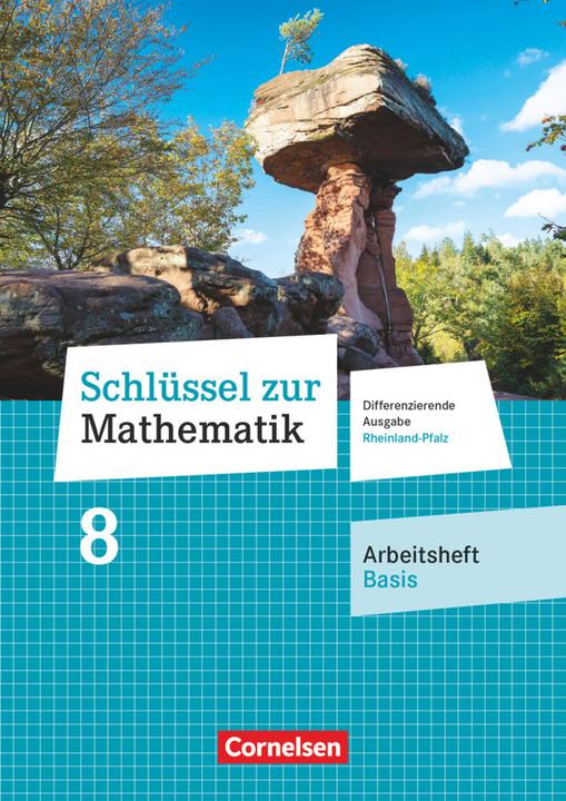 Immagine prodotto Schlüssel zur Mathematik - Differenzierende Ausgabe Rheinland-Pfalz - 8. Schuljahr (Tedesco, 2017)