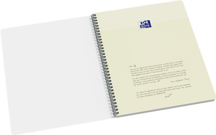 Immagine prodotto Oxford Origins Quaderno a spirale A4+ foderato (A4+, Righe, Copertina morbida)