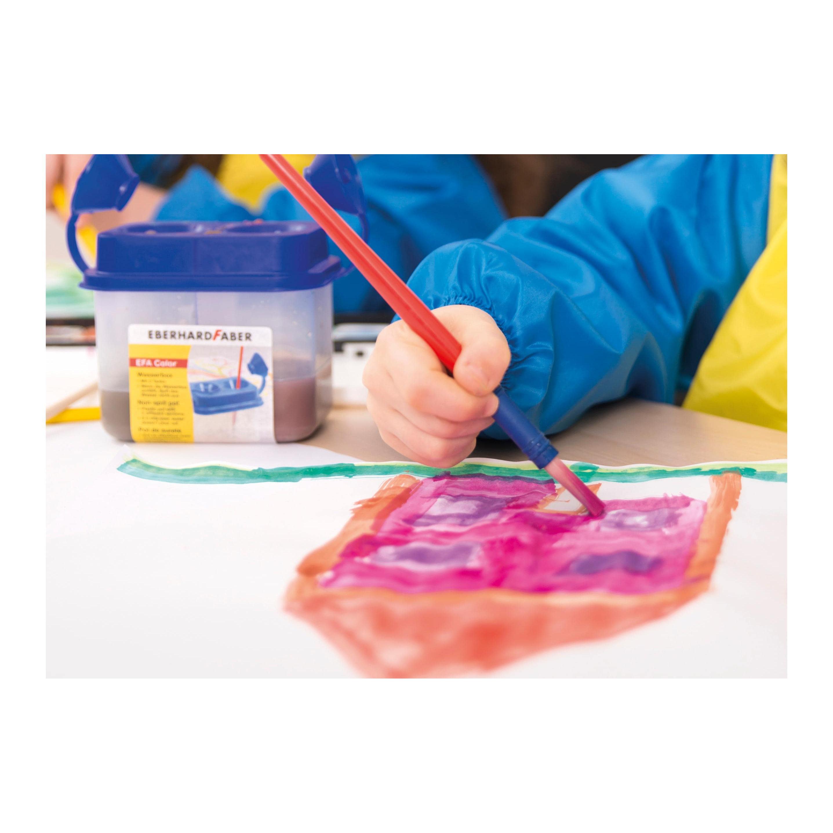 Thumbnail - EberhardFaber, Mal Zubehör, Wasserbecher Box, 2 Kammern Blau/Transparent