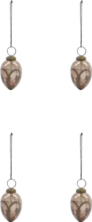 House Doctor Christmas ornaments, HDCone, Brown (100 -part)