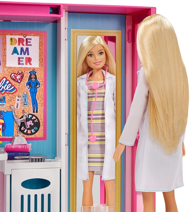 Image du produit Barbie Dressing de Luxe (poupée incluse) - Mobilier pour Poupée Mannequin - 3 ans et +